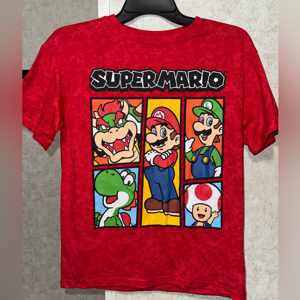 Super Mario Kids Red T-Shirt